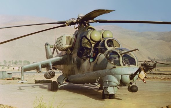 Вертолёты МИ-24 в Афганистане
