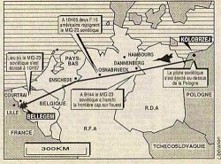 Как советский самолет МИГ-23 без летчика пересек Европу и разбился в Бельгии - маршрут полета
